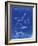 PP9 Faded Blueprint-Borders Cole-Framed Giclee Print