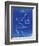 PP9 Faded Blueprint-Borders Cole-Framed Giclee Print