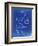 PP9 Faded Blueprint-Borders Cole-Framed Giclee Print