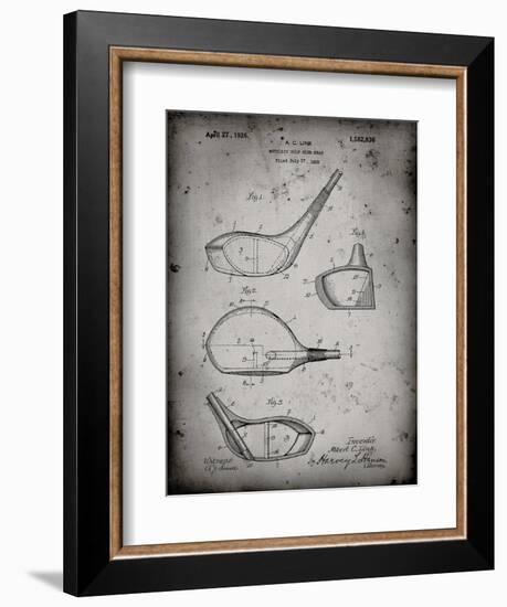 PP9 Faded Grey-Borders Cole-Framed Giclee Print