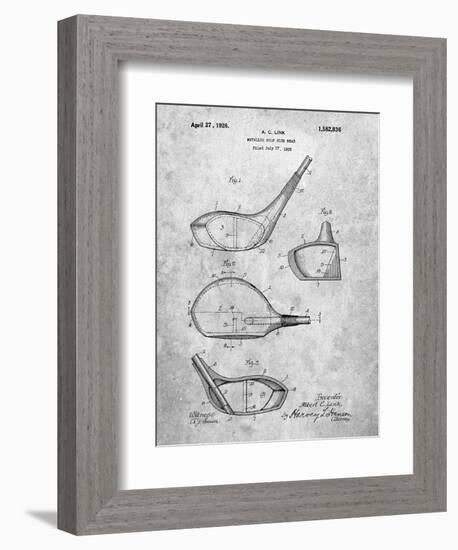 PP9 Slate-Borders Cole-Framed Giclee Print