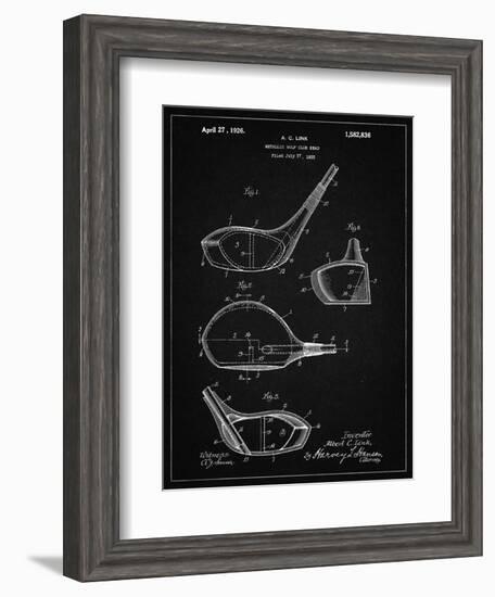 PP9 Vintage Black-Borders Cole-Framed Giclee Print