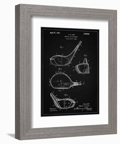 PP9 Vintage Black-Borders Cole-Framed Giclee Print