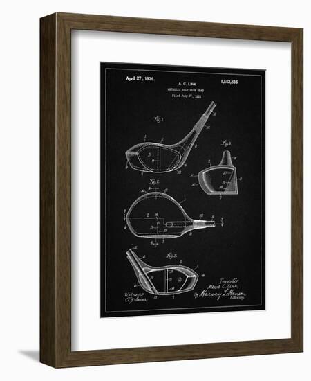 PP9 Vintage Black-Borders Cole-Framed Giclee Print