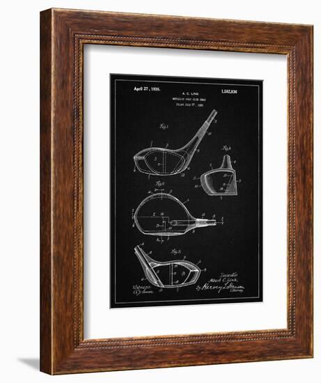 PP9 Vintage Black-Borders Cole-Framed Giclee Print