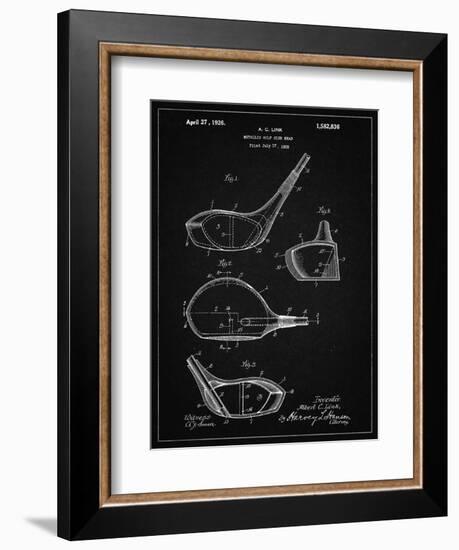 PP9 Vintage Black-Borders Cole-Framed Giclee Print