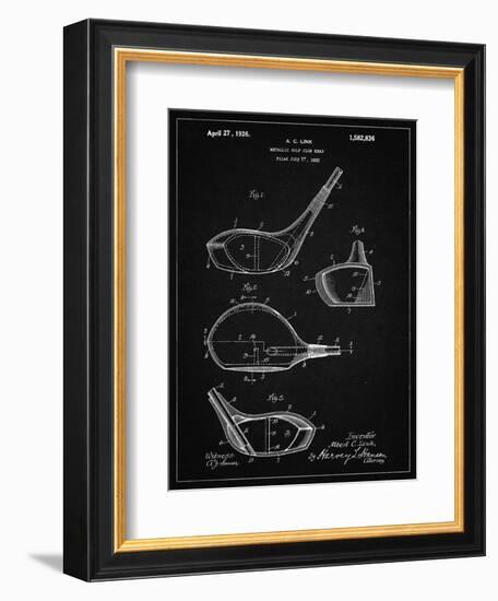 PP9 Vintage Black-Borders Cole-Framed Giclee Print