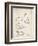 PP9 Vintage Parchment-Borders Cole-Framed Giclee Print