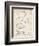 PP9 Vintage Parchment-Borders Cole-Framed Giclee Print