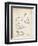 PP9 Vintage Parchment-Borders Cole-Framed Giclee Print