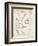 PP9 Vintage Parchment-Borders Cole-Framed Giclee Print