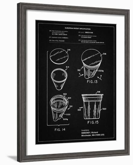 PP904-Vintage Black Keurig Cartridge Coffee Patent Poster-Cole Borders-Framed Giclee Print