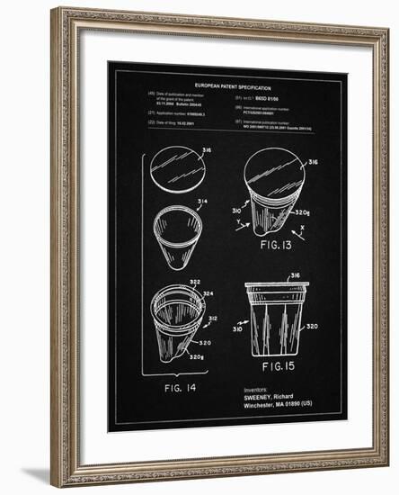 PP904-Vintage Black Keurig Cartridge Coffee Patent Poster-Cole Borders-Framed Giclee Print