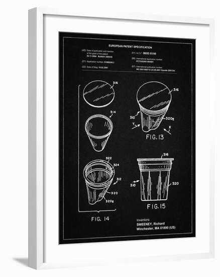 PP904-Vintage Black Keurig Cartridge Coffee Patent Poster-Cole Borders-Framed Giclee Print