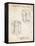 PP905-Vintage Parchment Keurig Coffee Brewer Patent Poster-Cole Borders-Framed Premier Image Canvas
