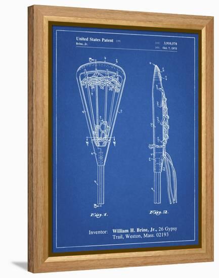 PP915-Blueprint Lacrosse Stick 1936 Patent Poster-Cole Borders-Framed Premier Image Canvas