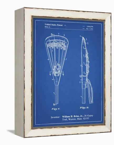 PP915-Blueprint Lacrosse Stick 1936 Patent Poster-Cole Borders-Framed Premier Image Canvas