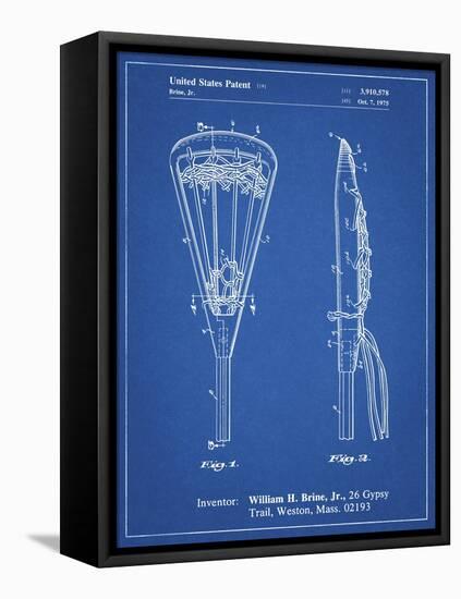 PP915-Blueprint Lacrosse Stick 1936 Patent Poster-Cole Borders-Framed Premier Image Canvas