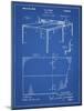 PP92-Blueprint Table Tennis Patent Poster-Cole Borders-Mounted Giclee Print