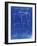 PP92-Faded Blueprint Table Tennis Patent Poster-Cole Borders-Framed Giclee Print