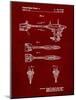 PP95-Burgundy Star Wars Nebulon B Escort Frigate Poster-Cole Borders-Mounted Giclee Print