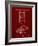 PP950-Burgundy Mattel Electronic Basketball Game Patent Poster-Cole Borders-Framed Giclee Print