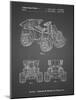 PP951-Black Grid Mattel Kids Dump Truck Patent Poster-Cole Borders-Mounted Giclee Print
