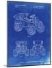 PP951-Faded Blueprint Mattel Kids Dump Truck Patent Poster-Cole Borders-Mounted Giclee Print