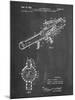 PP952-Chalkboard Mattel Toy Pop Gun Patent Poster-Cole Borders-Mounted Giclee Print