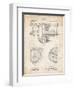 PP953-Vintage Parchment Mechanical Gearing 1912 Patent Poster-Cole Borders-Framed Giclee Print