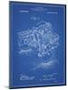 PP963-Blueprint Motorcycle Sidecar 1918 Patent Poster-Cole Borders-Mounted Giclee Print