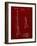 PP970-Burgundy Night Stick Patent Poster-Cole Borders-Framed Giclee Print