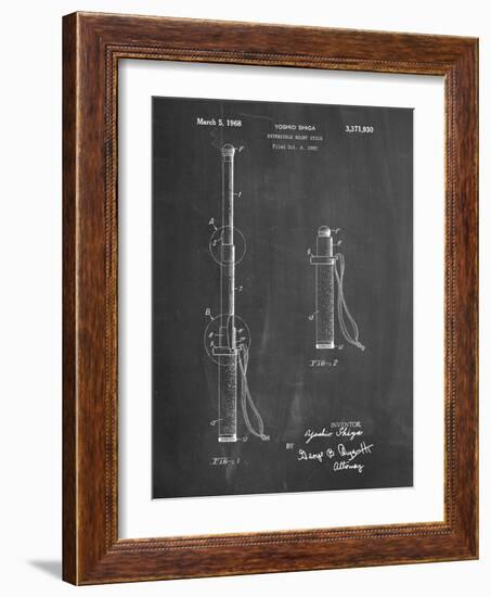 PP970-Chalkboard Night Stick Patent Poster-Cole Borders-Framed Giclee Print