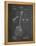 PP976-Chalkboard Original Shovel Patent 1885 Patent Poster-Cole Borders-Framed Premier Image Canvas