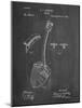 PP976-Chalkboard Original Shovel Patent 1885 Patent Poster-Cole Borders-Mounted Giclee Print