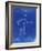 PP976-Faded Blueprint Original Shovel Patent 1885 Patent Poster-Cole Borders-Framed Giclee Print