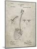 PP976-Sandstone Original Shovel Patent 1885 Patent Poster-Cole Borders-Mounted Giclee Print