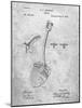 PP976-Slate Original Shovel Patent 1885 Patent Poster-Cole Borders-Mounted Giclee Print