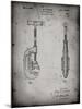 PP986-Faded Grey Pipe Cutting Tool Patent Poster-Cole Borders-Mounted Giclee Print