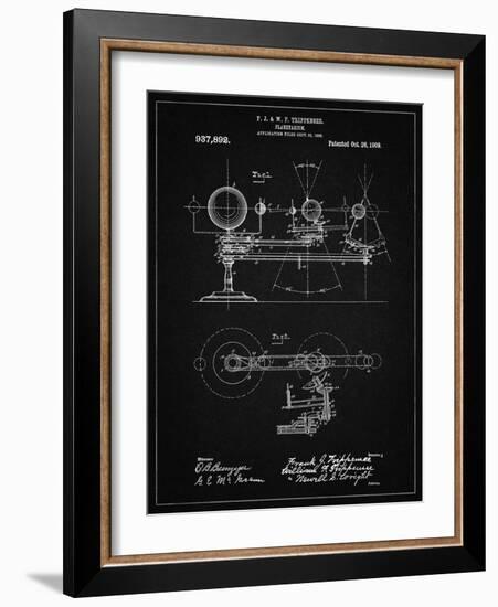 PP988-Vintage Black Planetarium 1909 Patent Poster-Cole Borders-Framed Giclee Print