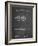 PP992-Chalkboard Pocket Transit Compass 1919 Patent Poster-Cole Borders-Framed Giclee Print