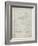 PP995-Antique Grid Parchment Porsche Cayenne Patent Poster-Cole Borders-Framed Giclee Print