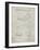 PP995-Antique Grid Parchment Porsche Cayenne Patent Poster-Cole Borders-Framed Giclee Print