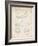 PP995-Vintage Parchment Porsche Cayenne Patent Poster-Cole Borders-Framed Giclee Print