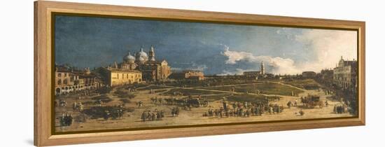 Prà Della Valle in Padua, 1740S-Canaletto-Framed Premier Image Canvas