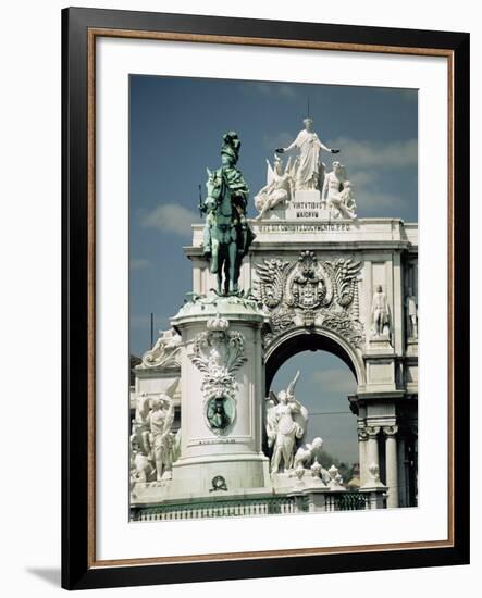 Praca Da Commercio, Lisbon, Portugal, Europe-Sylvain Grandadam-Framed Photographic Print