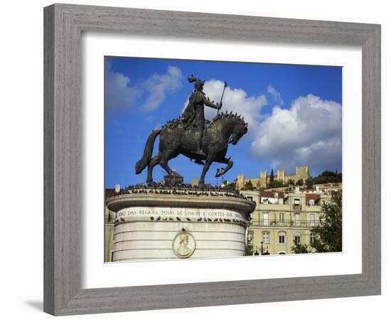 Praca Da Figueira, Lisbon, Portugal, Europe-Jeremy Lightfoot-Framed Photographic Print