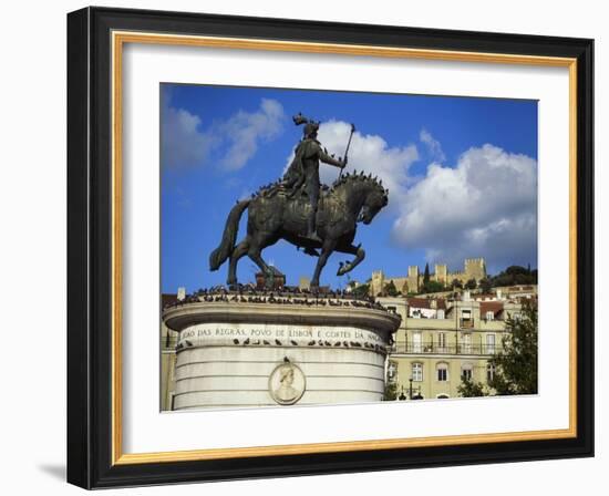 Praca Da Figueira, Lisbon, Portugal, Europe-Jeremy Lightfoot-Framed Photographic Print