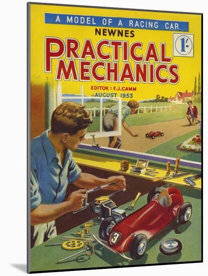 Practical Mechanics, Model Cars Magazine, UK, 1953-null-Mounted Giclee Print