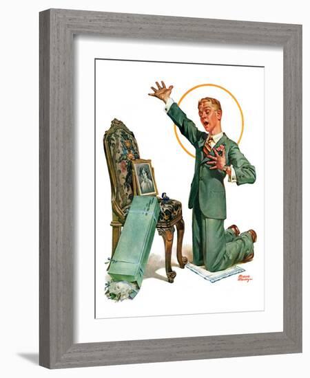"Practice Proposal,"April 30, 1927-Frederic Stanley-Framed Giclee Print